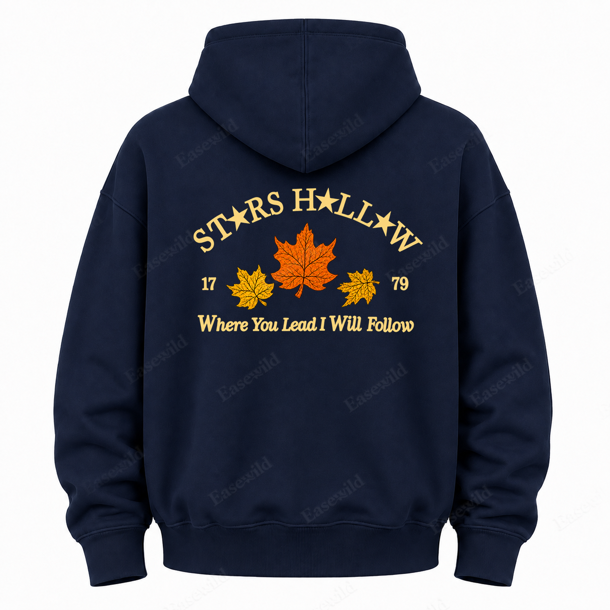 Maple Leaf Washed Graphic Hoodie