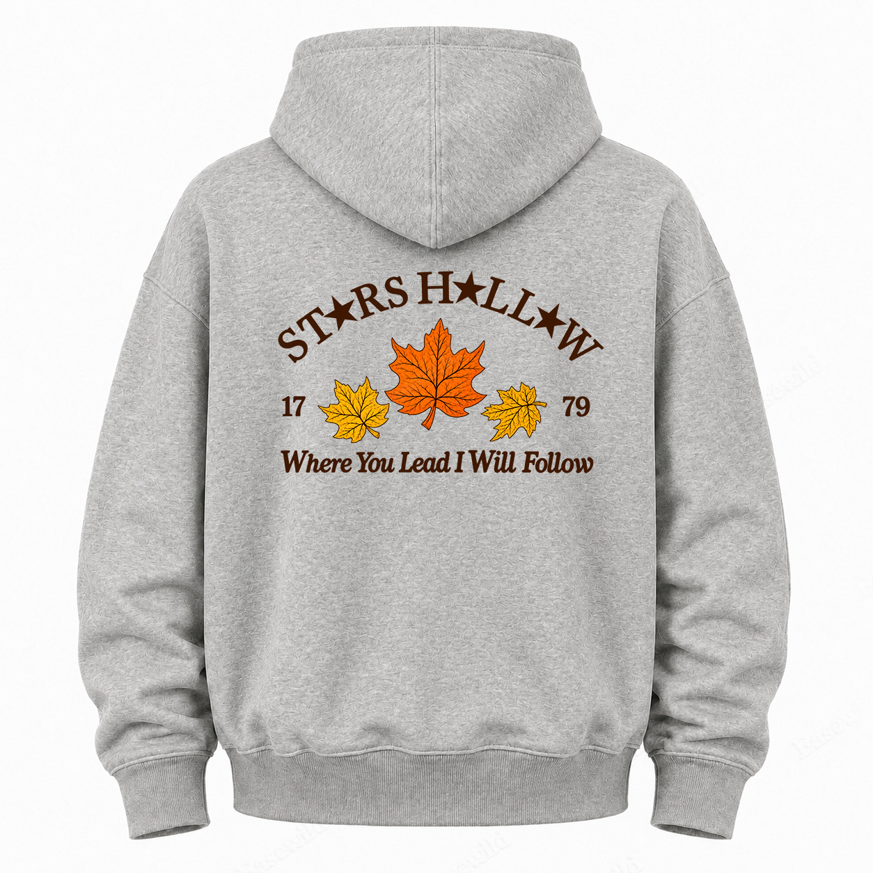 Maple Leaf Washed Graphic Hoodie