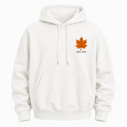 Maple Leaf Washed Graphic Hoodie