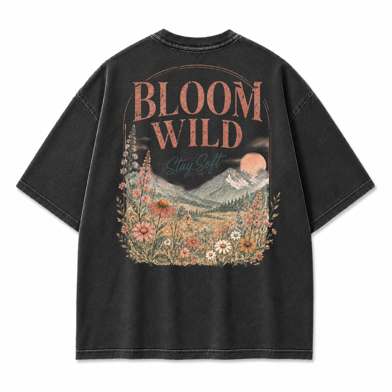Wild Blossom Mountain Meadow Graphic T-Shirt