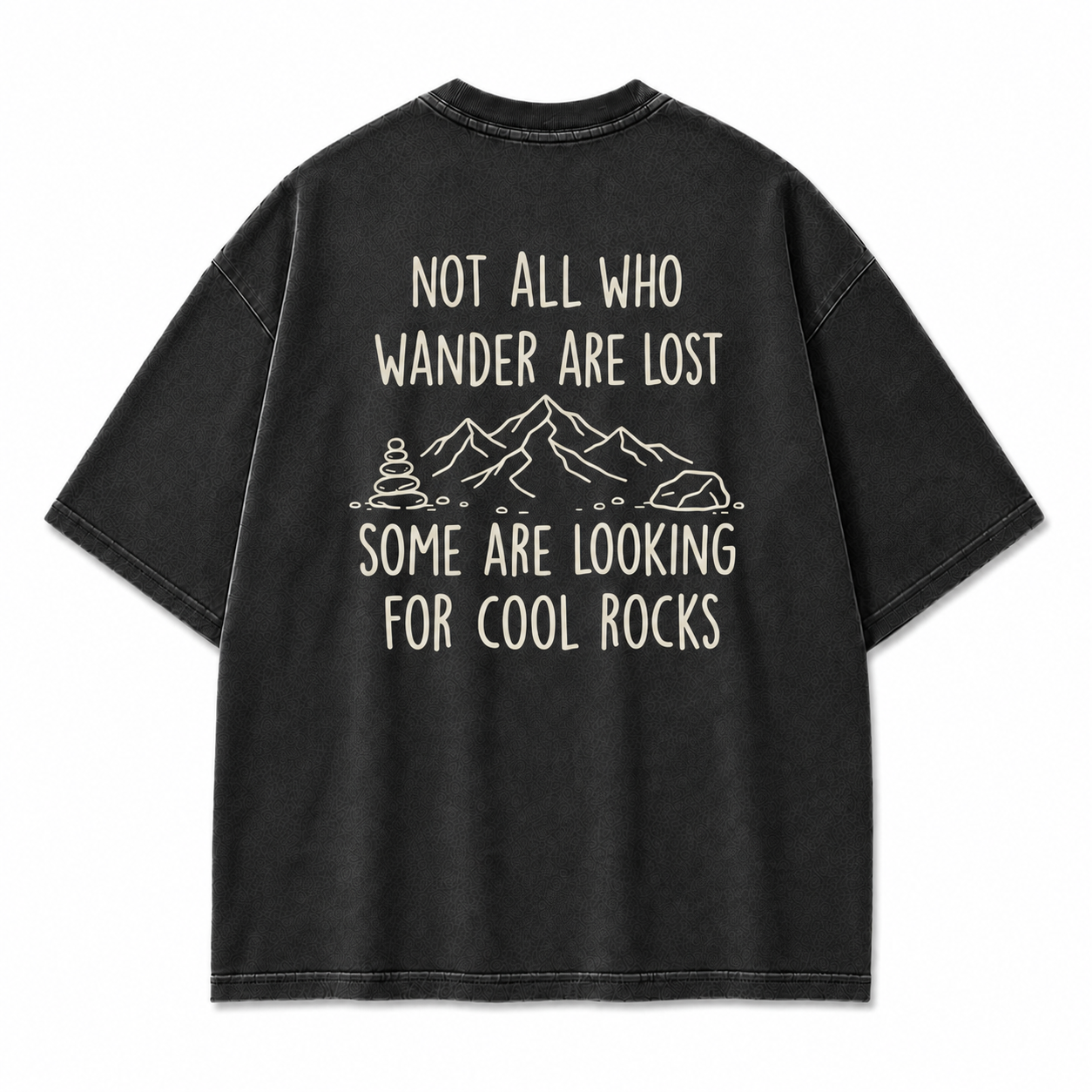 Cool Rocks Explorer Washed Graphic T-Shirt