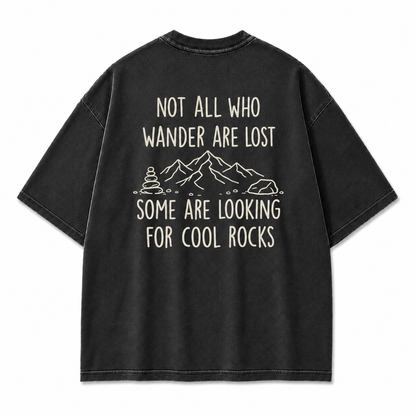 Cool Rocks Explorer Washed Graphic T-Shirt