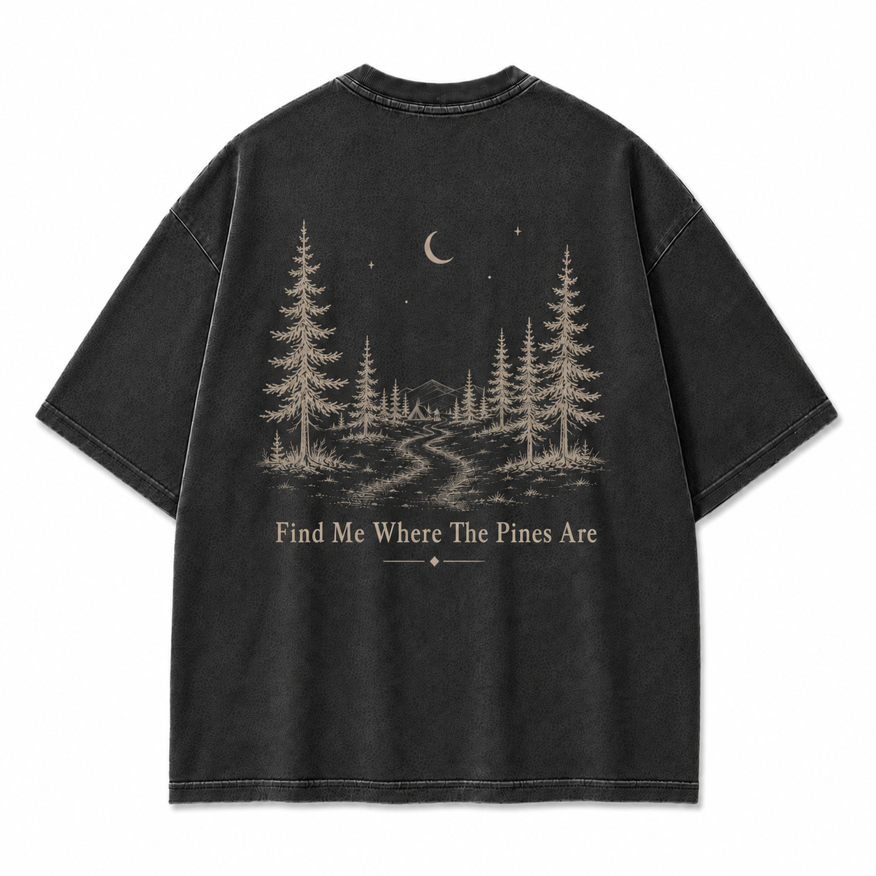 Pinebound Nights Washed Graphic T-Shirt