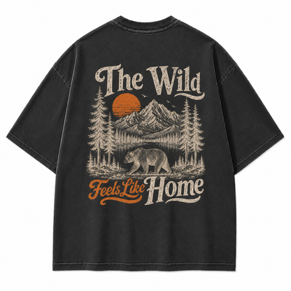 Wild Feels Like Home Bear Mountain Graphic T-Shirt