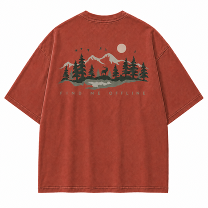 Find Me Offline Graphic T-Shirt