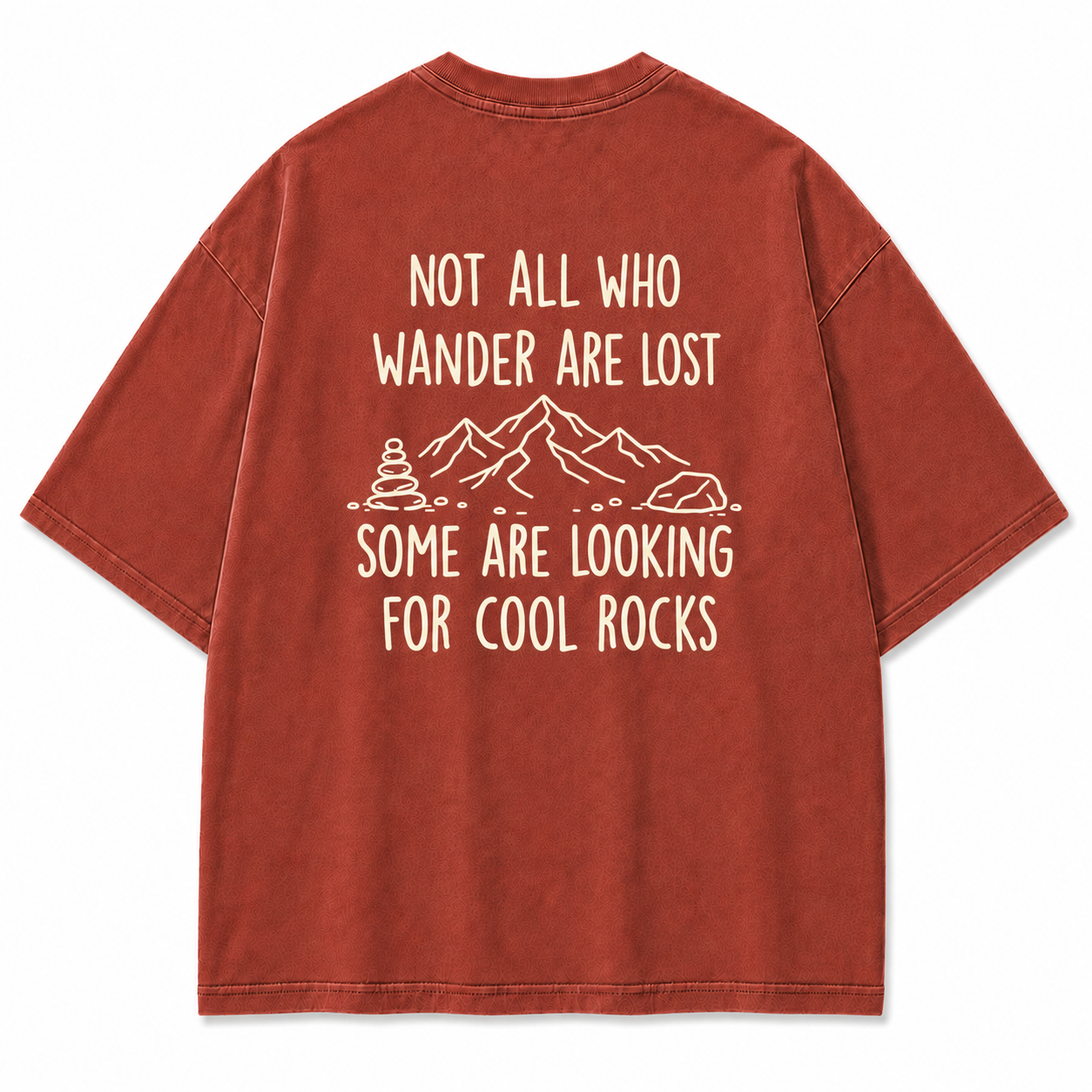 Cool Rocks Explorer Washed Graphic T-Shirt