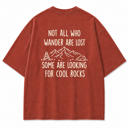 Cool Rocks Explorer Washed Graphic T-Shirt