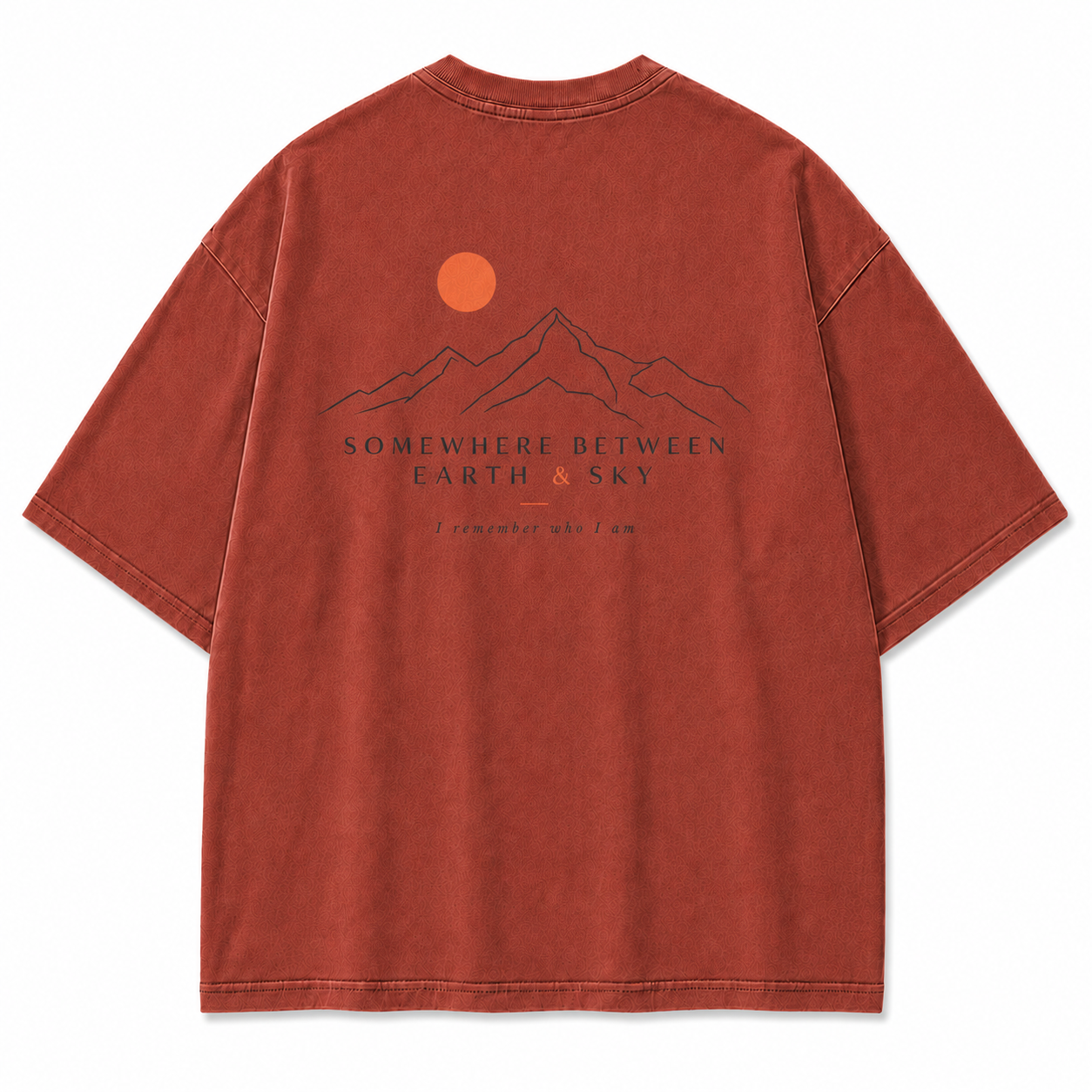 Somewhere Between Earth & Sky Mountain Washed T-Shirt
