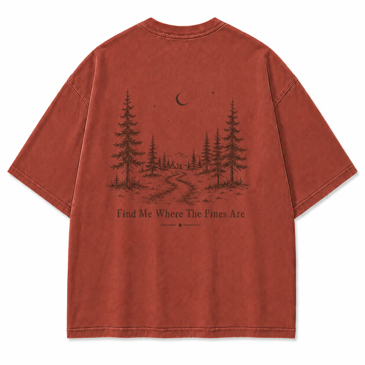 Pinebound Nights Washed Graphic T-Shirt