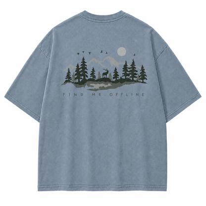 Find Me Offline Graphic T-Shirt