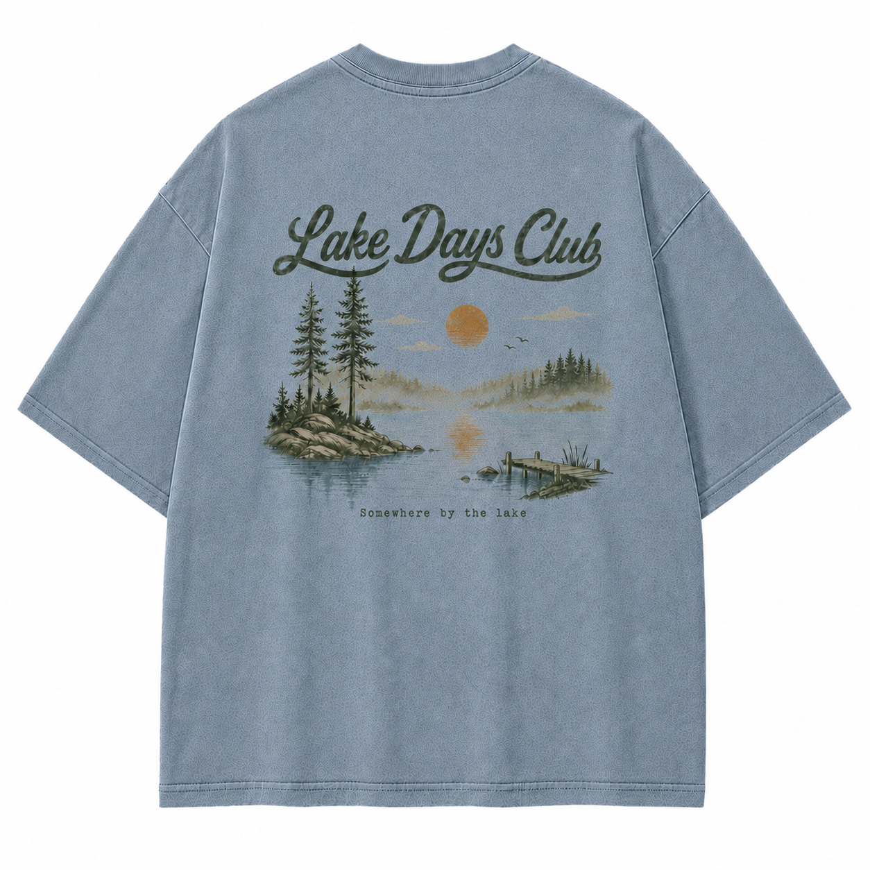 Lake Days Club Washed Graphic T-Shirt