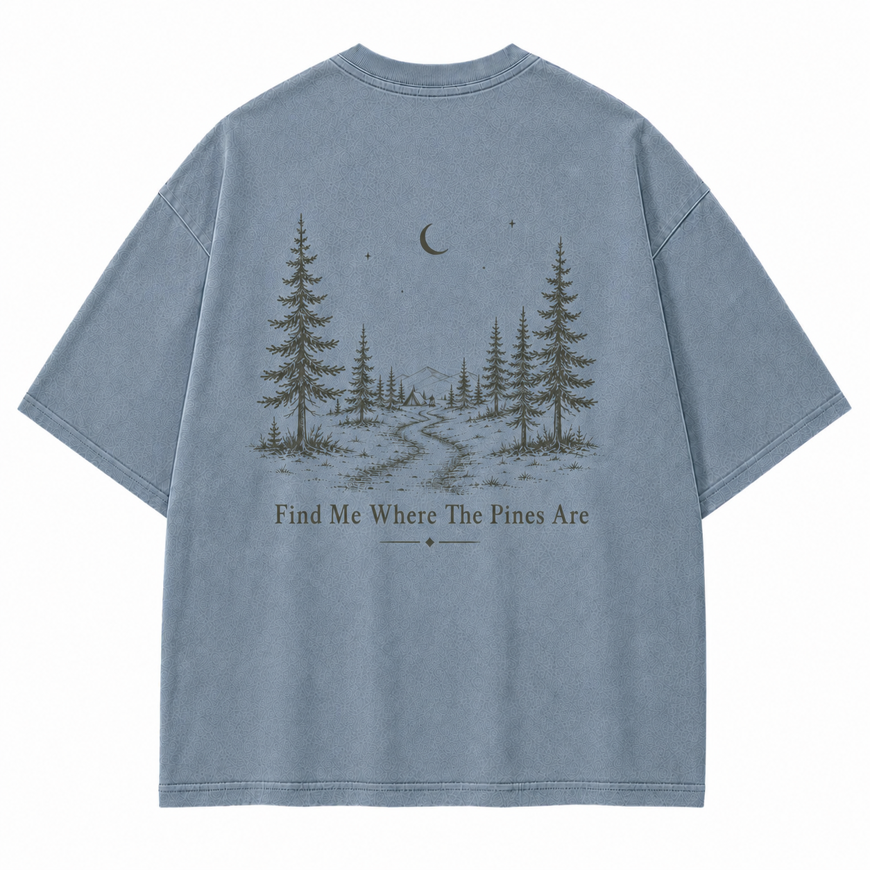 Pinebound Nights Washed Graphic T-Shirt