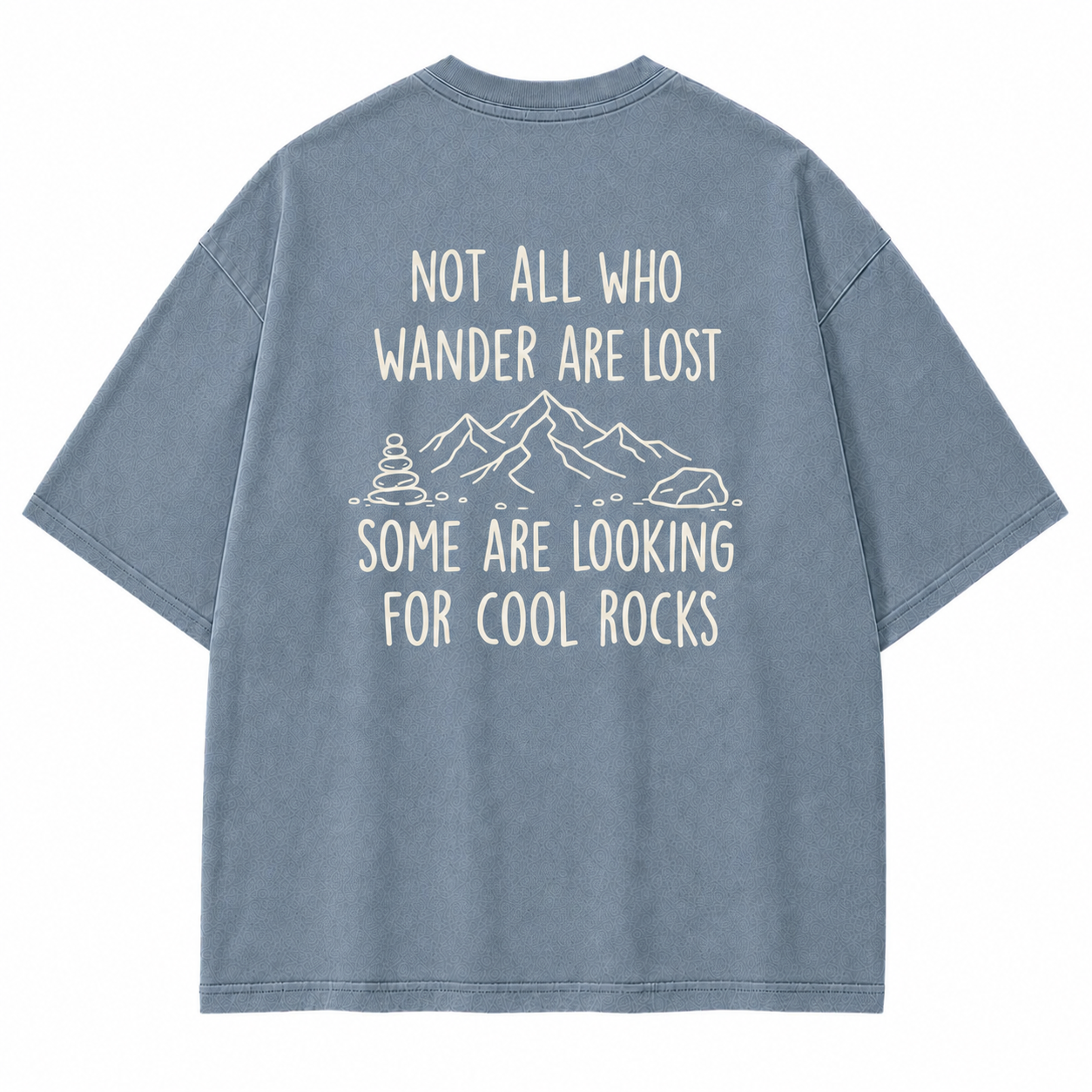 Cool Rocks Explorer Washed Graphic T-Shirt