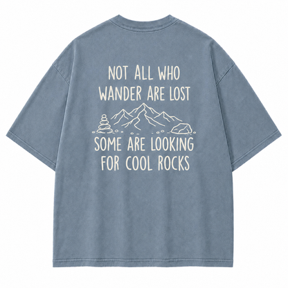 Cool Rocks Explorer Washed Graphic T-Shirt