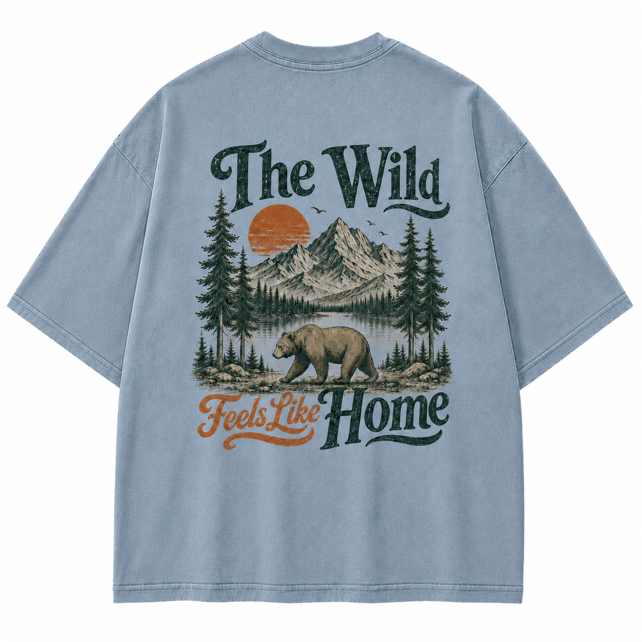 Wild Feels Like Home Bear Mountain Graphic T-Shirt