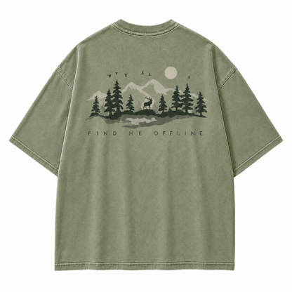 Find Me Offline Graphic T-Shirt