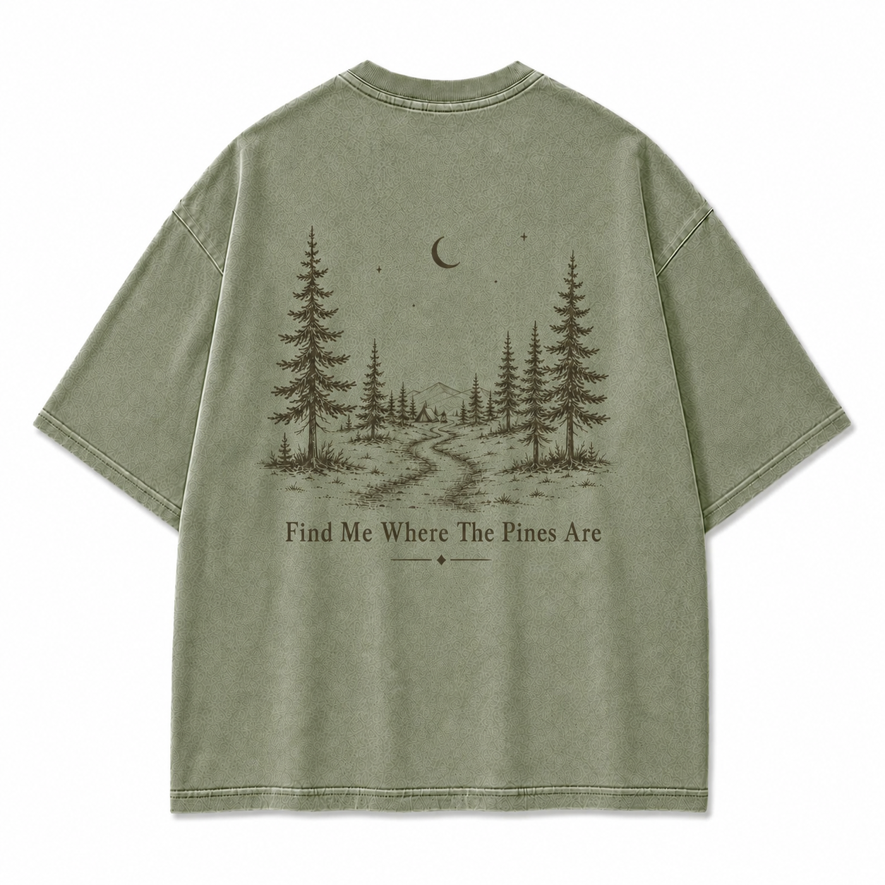 Pinebound Nights Washed Graphic T-Shirt