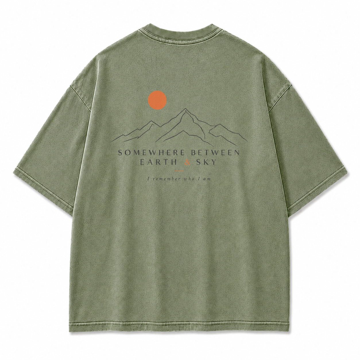 Somewhere Between Earth & Sky Mountain Washed T-Shirt