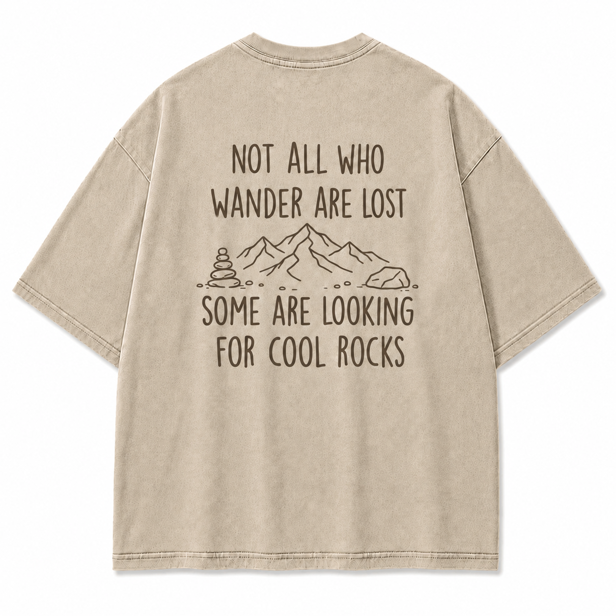Cool Rocks Explorer Washed Graphic T-Shirt