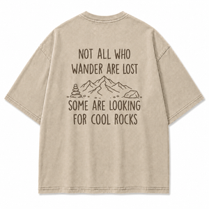 Cool Rocks Explorer Washed Graphic T-Shirt