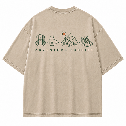 Adventure Buddies Gear Graphic T-Shirt