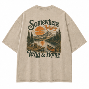 Somewhere Between Wild & Home Graphic T-Shirt