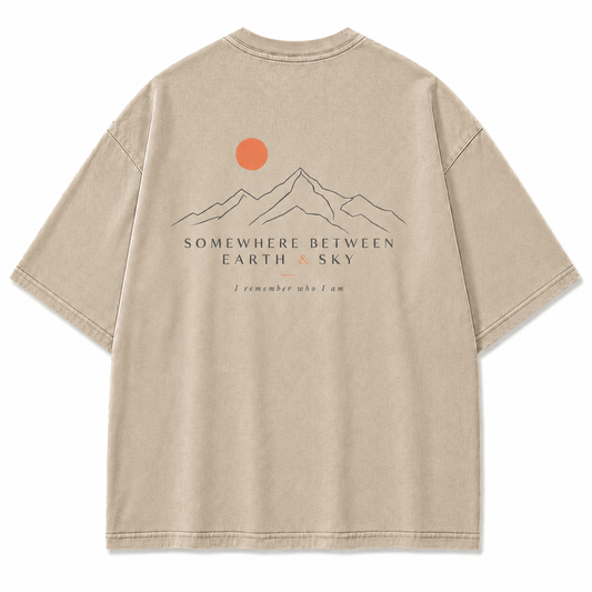 Somewhere Between Earth & Sky Ghaphic T-Shirt