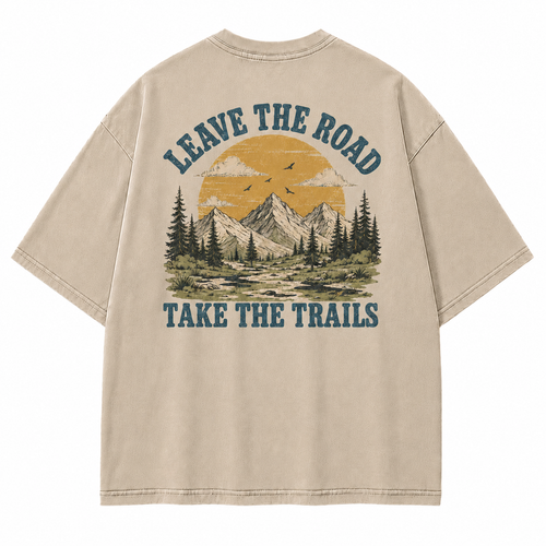 Leave The Road Take The Trails Graphic T-Shirt