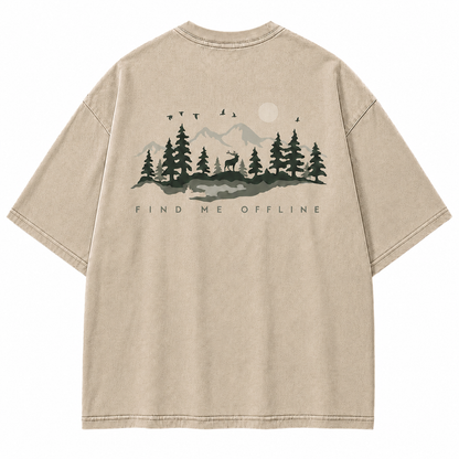 Find Me Offline Graphic T-Shirt