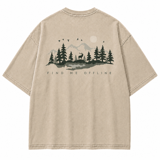 Find Me Offline Graphic T-Shirt