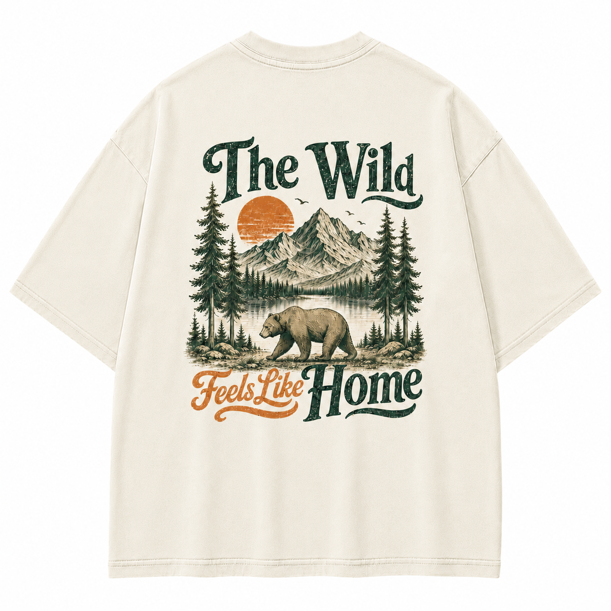 Wild Feels Like Home Bear Mountain Graphic T-Shirt