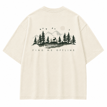 Find Me Offline Graphic T-Shirt