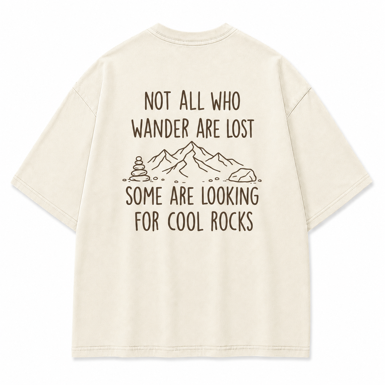 Cool Rocks Explorer Washed Graphic T-Shirt