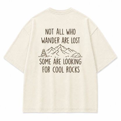 Cool Rocks Explorer Washed Graphic T-Shirt