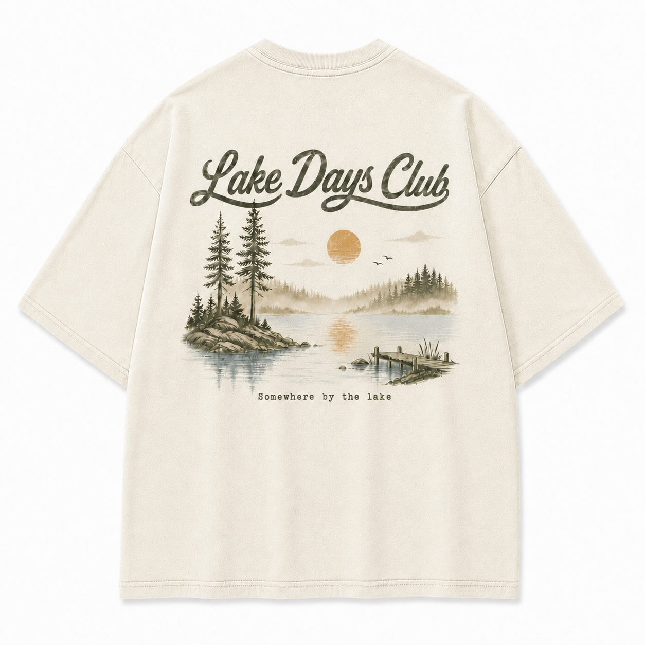 Lake Days Club Washed Graphic T-Shirt