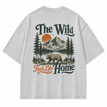 Wild Feels Like Home Bear Mountain Graphic T-Shirt