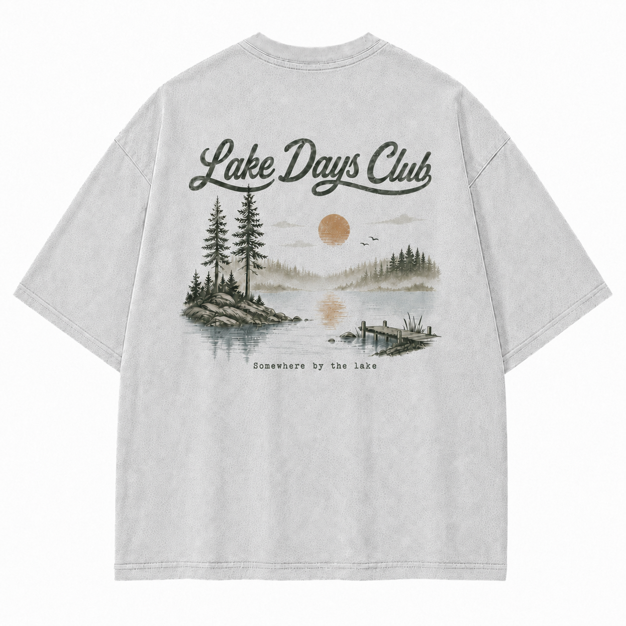 Lake Days Club Washed Graphic T-Shirt
