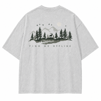 Find Me Offline Graphic T-Shirt