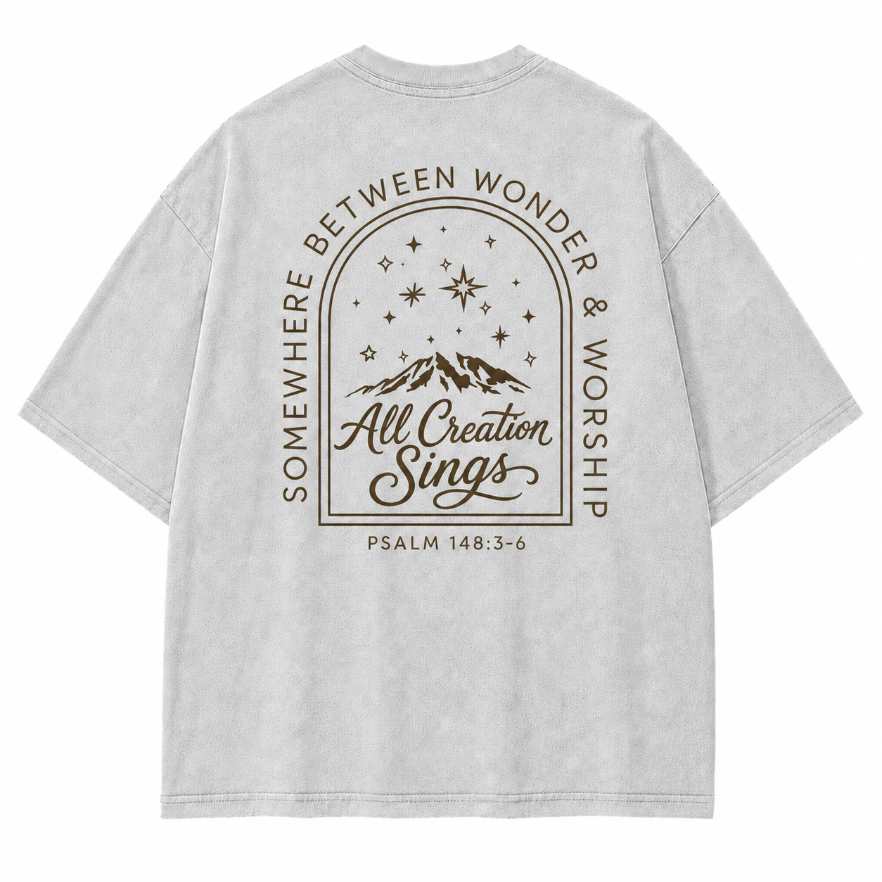 Somewhere Between Wonder & Worship Graphic T-Shirt