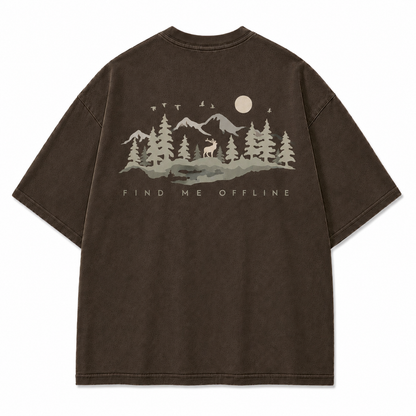 Find Me Offline Graphic T-Shirt