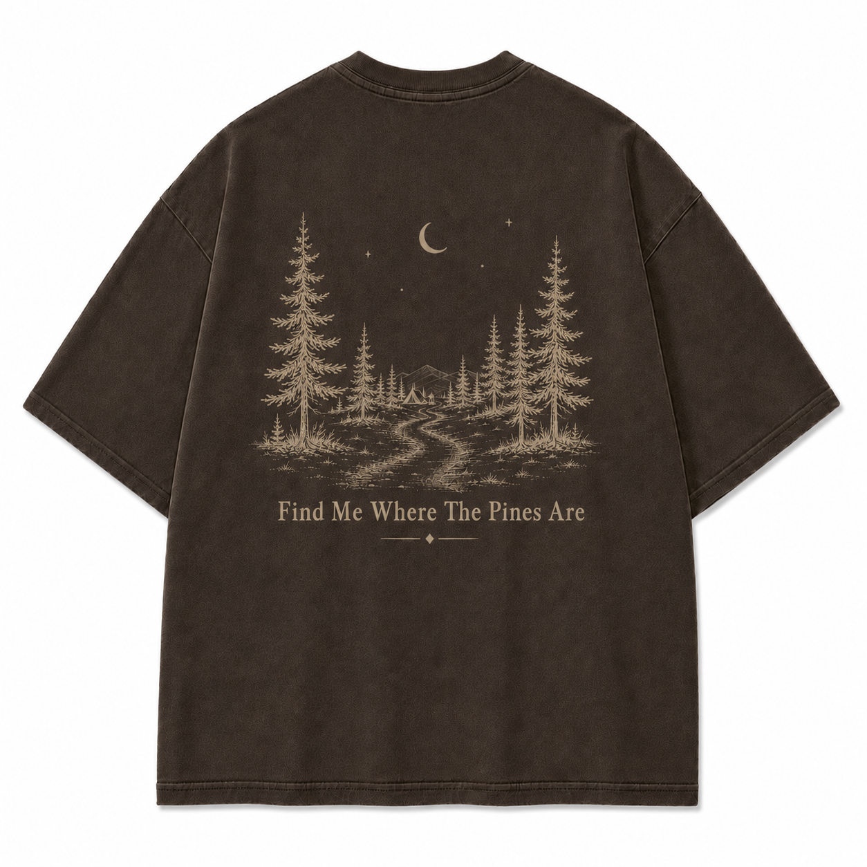 Pinebound Nights Washed Graphic T-Shirt
