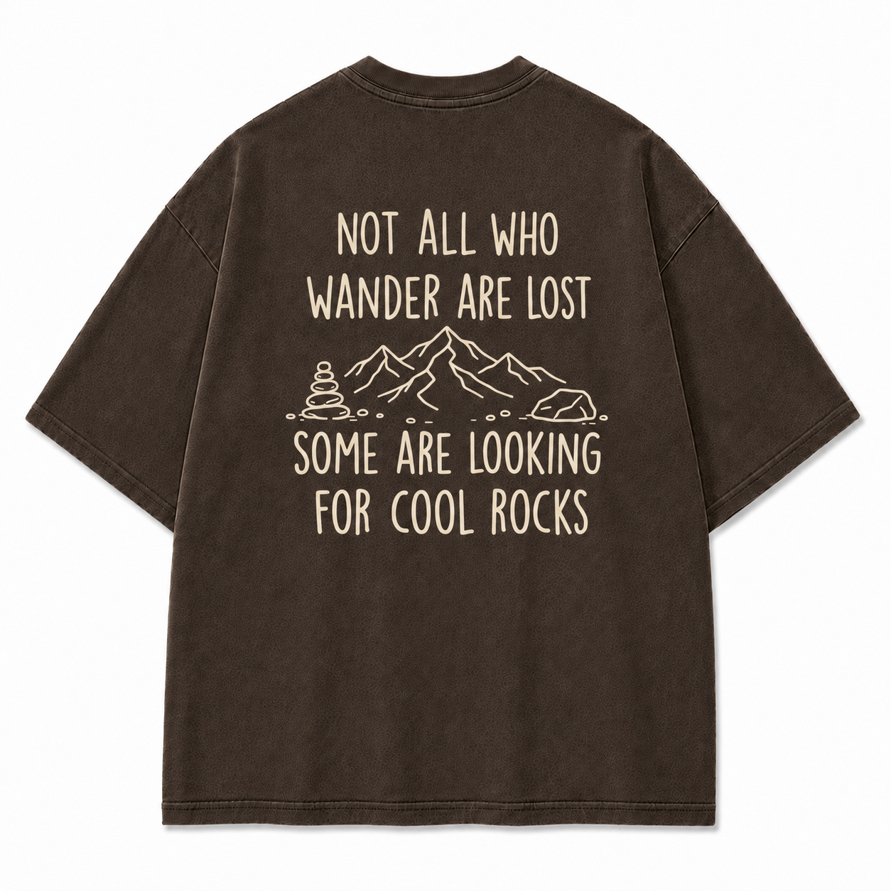 Cool Rocks Explorer Washed Graphic T-Shirt