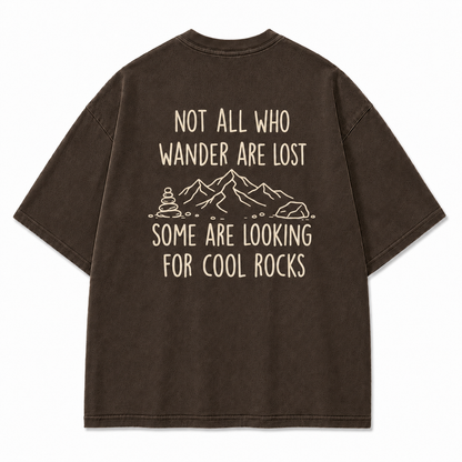 Cool Rocks Explorer Washed Graphic T-Shirt