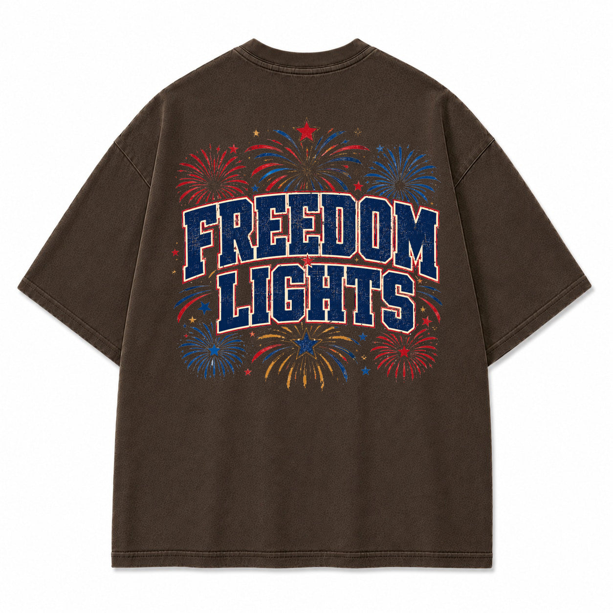 Firework Liberty Celebration Graphic T-Shirt