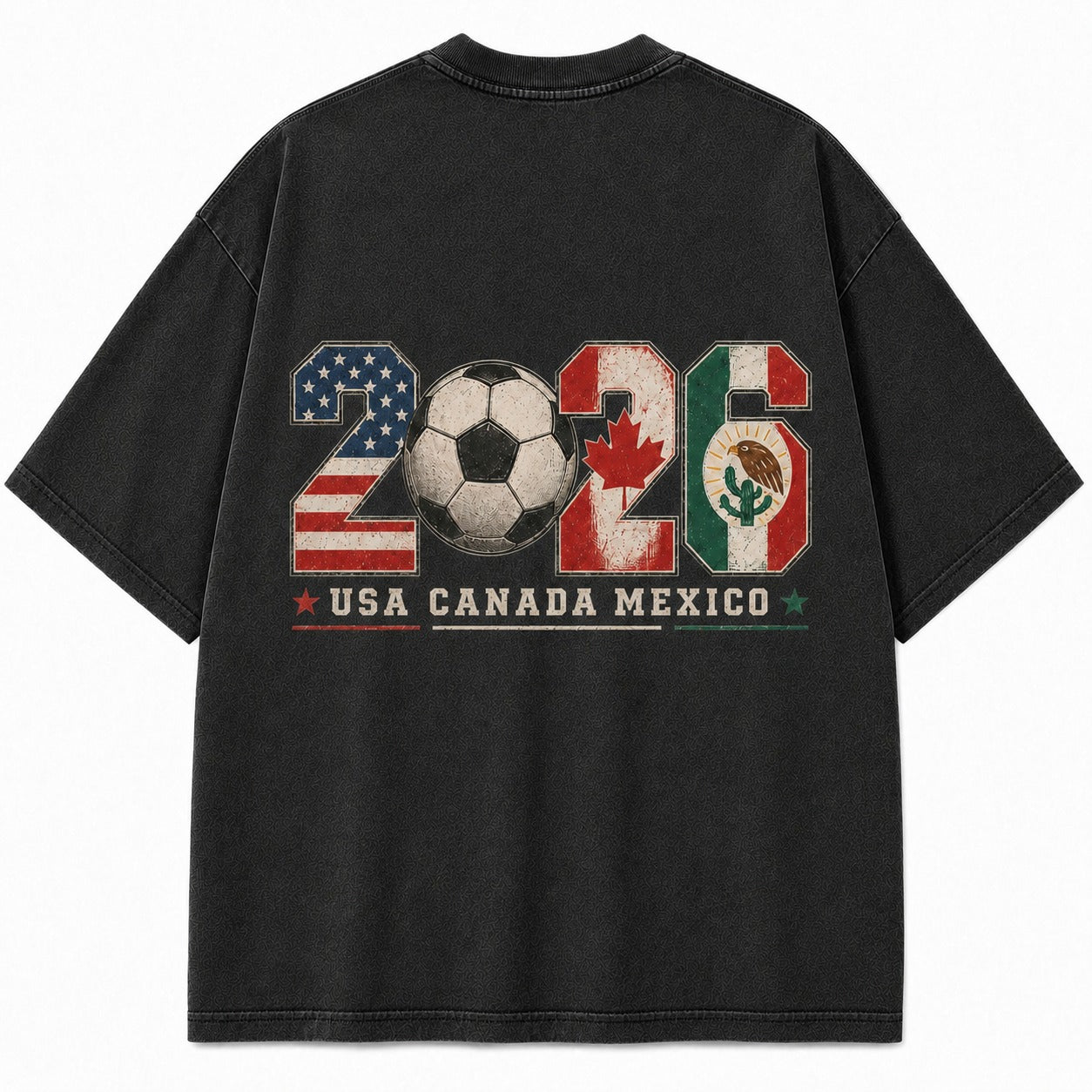 2026 Global Soccer Washed T-Shirt