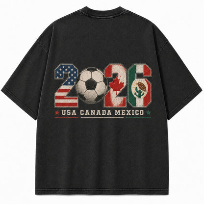 2026 Global Soccer Washed T-Shirt