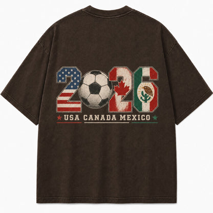 2026 Global Soccer Washed T-Shirt