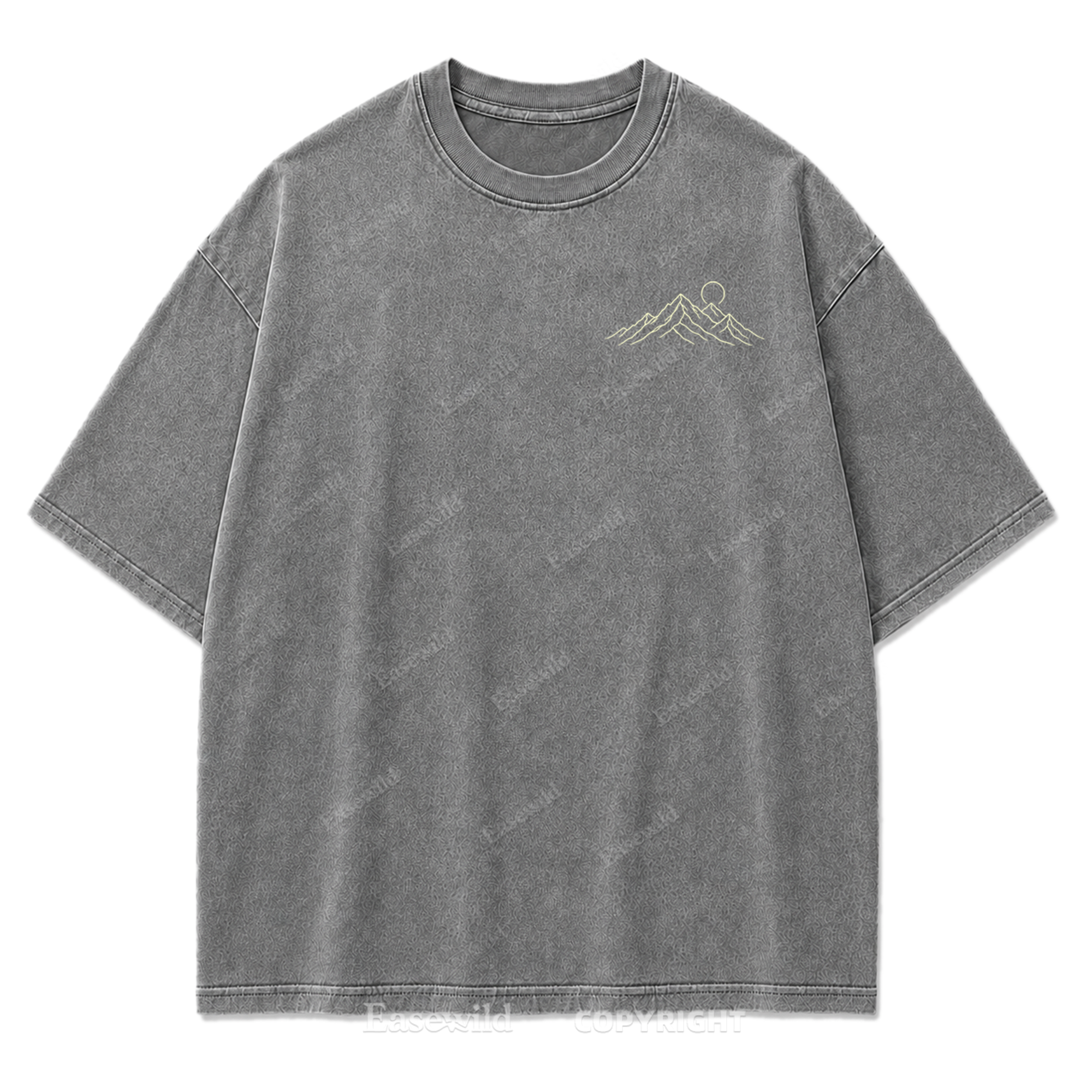 Mountain Soul Minimal Washed Print Tee