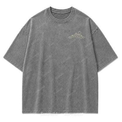 Mountain Soul Minimal Washed Print Tee