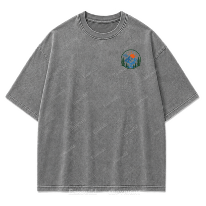 Mountain Escape Adventure T-Shirt mit Waschung